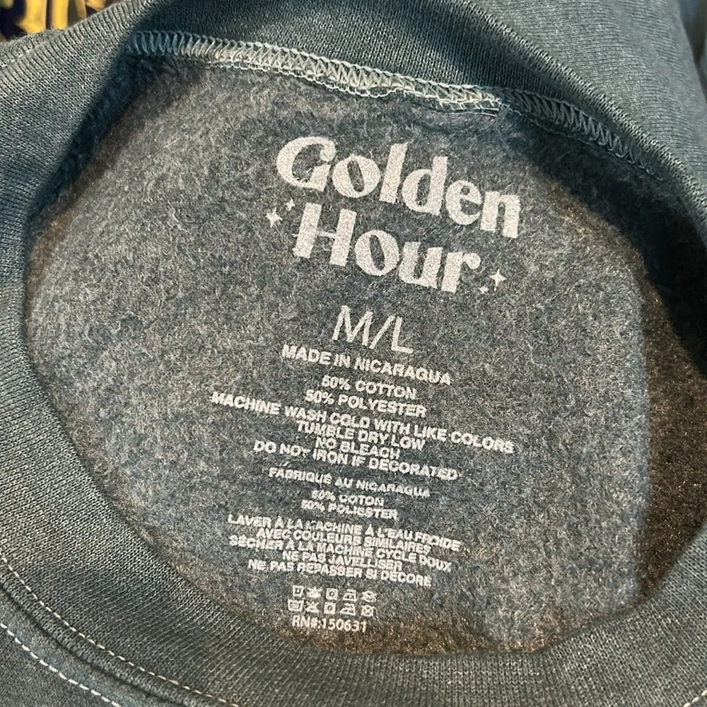 Golden Hour NYC Basketball Champs Crewneck Size M/L Size M - Image 3