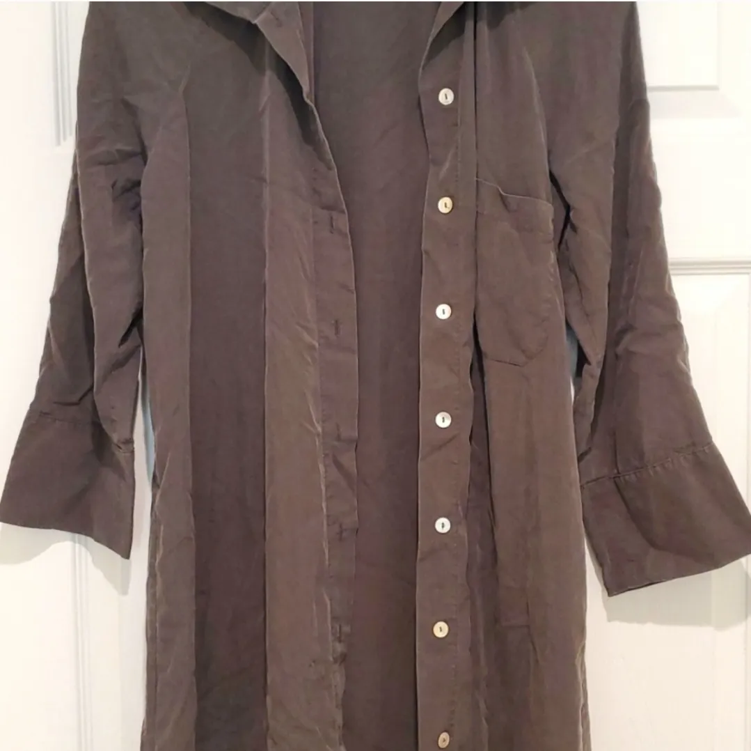 ZARA  Buttoned Dress/ Oversized Shirt - Image 2