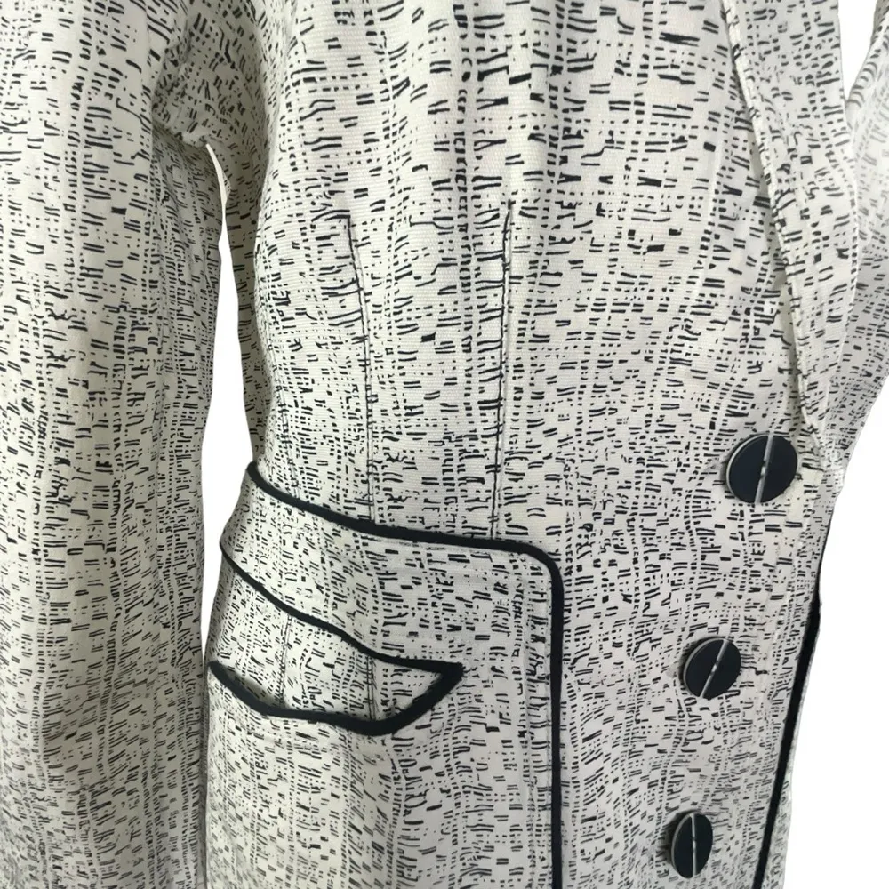 Cabi Black and White Carol Anderson By Invitation Code Blazer Jacket Nwt - Image 11