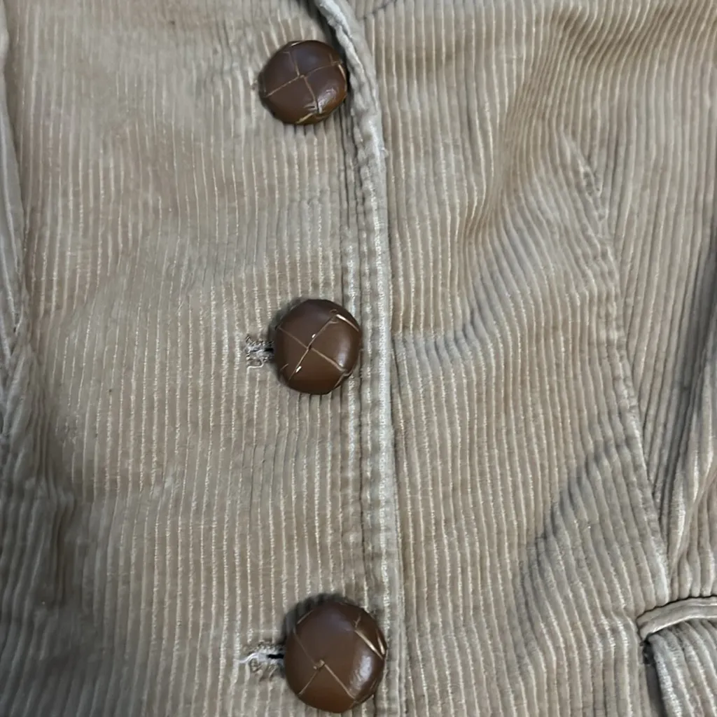JCrew Vintage Corduroy Blazer Tan Size Small - Image 11