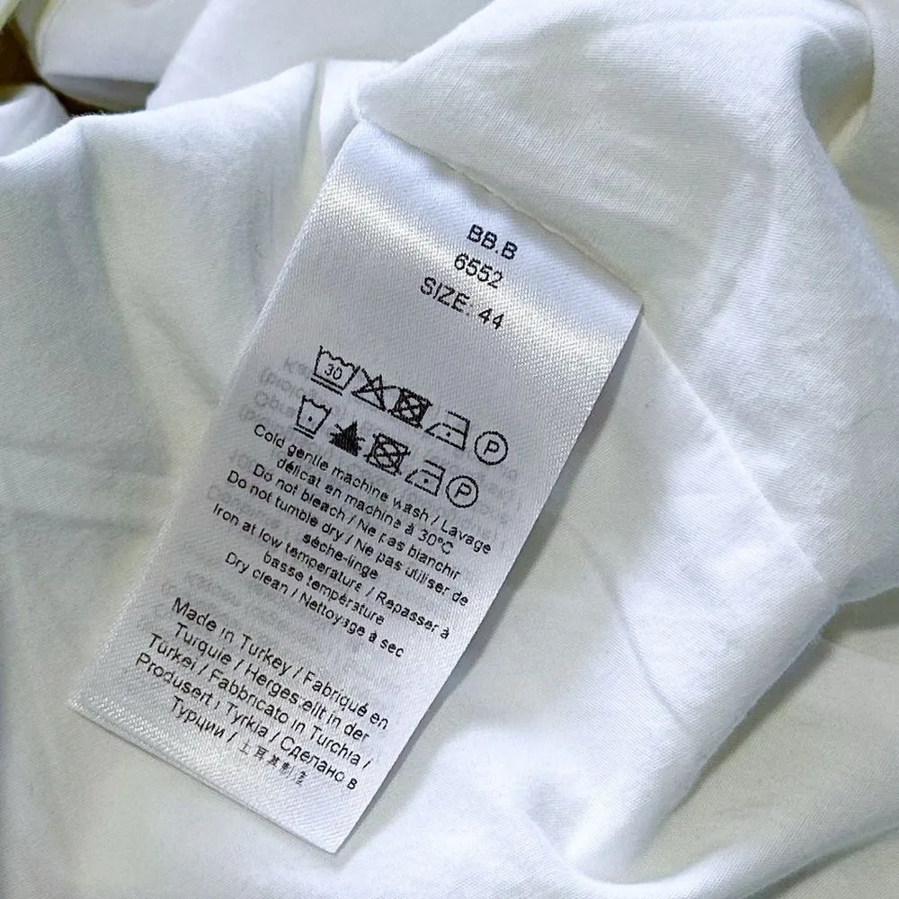 Ganni Seersucker Stripe Midi Dress Stripe Flan Size 14 Yellow - Image 14