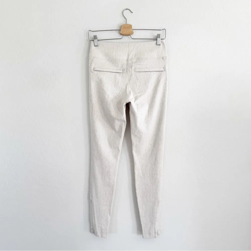 NEW Athleta Delancey Skyline Textured Tight Cream Braiden Texture Women’s Size S - Image 5