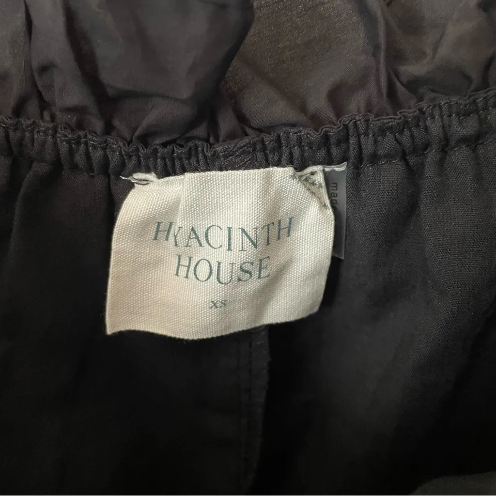 Tuckernuck Hyacinth House Maria Ruffle Midi Dress in Black XS - Image 3