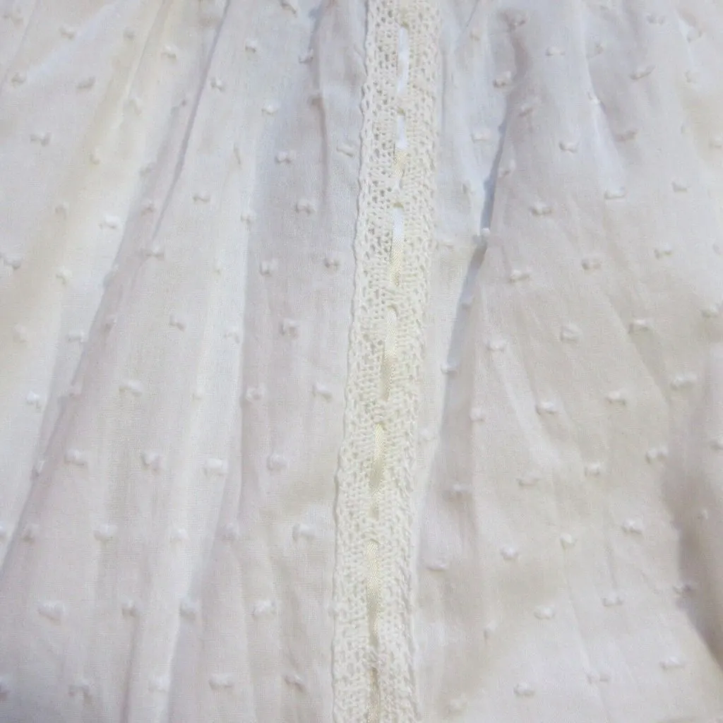 NWT GUNNE SAX for ModCloth Sunset Corselette Midi in Ivory Swiss Dot Dress 2X - Image 5