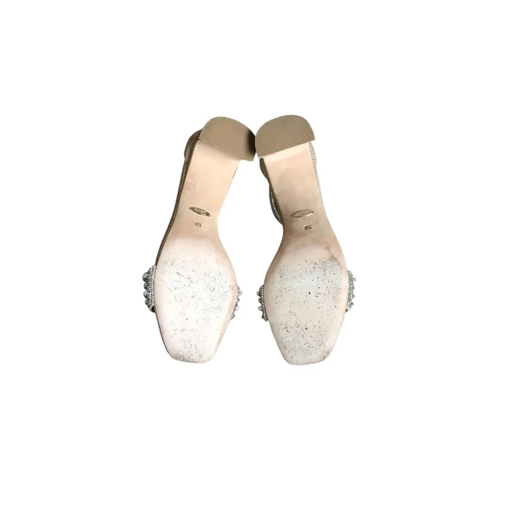 Badgley Mischka Rose Gold Glitter Heels - Image 7