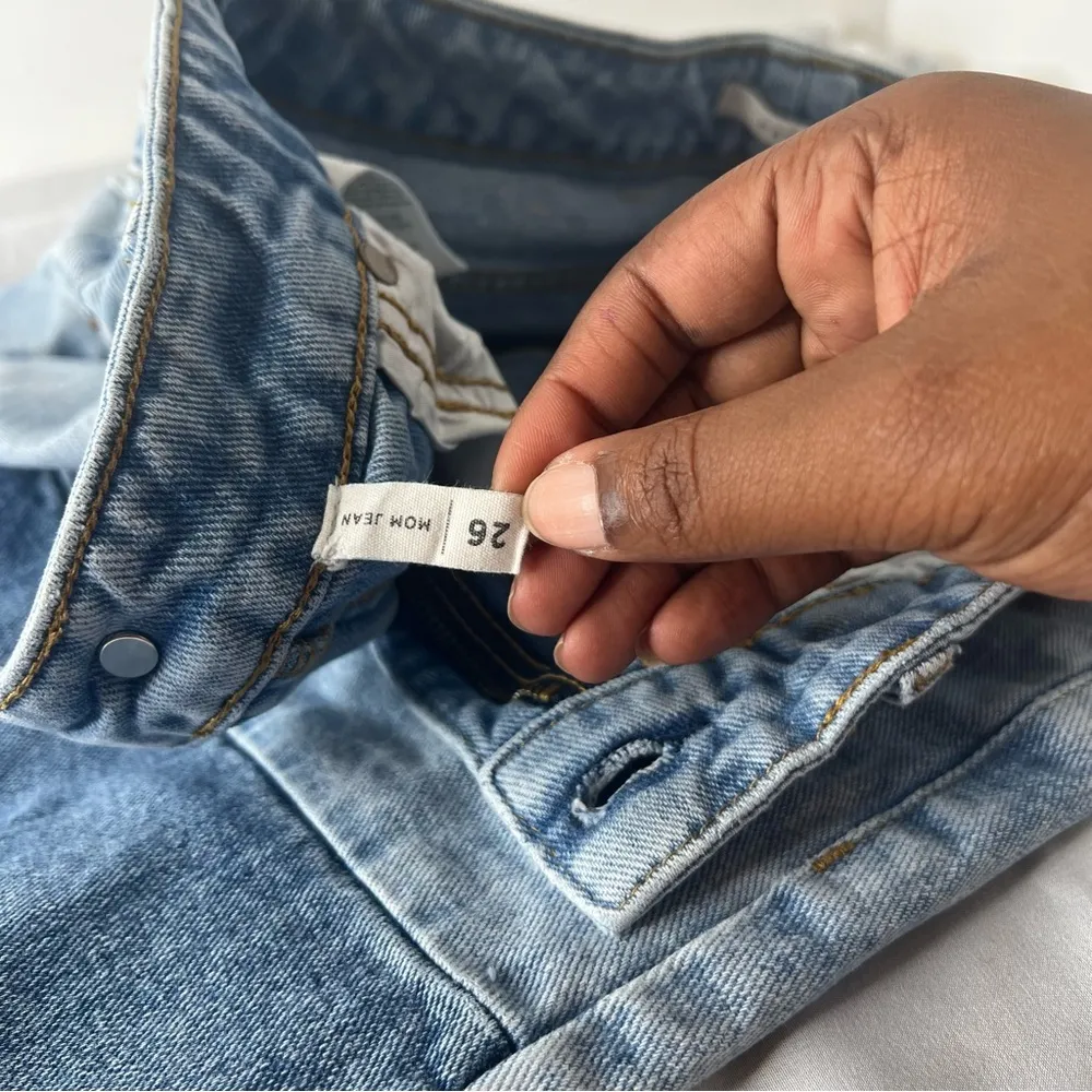 Pacsun Women Patchwork Denim Mom Jeans Size 26 - Image 4