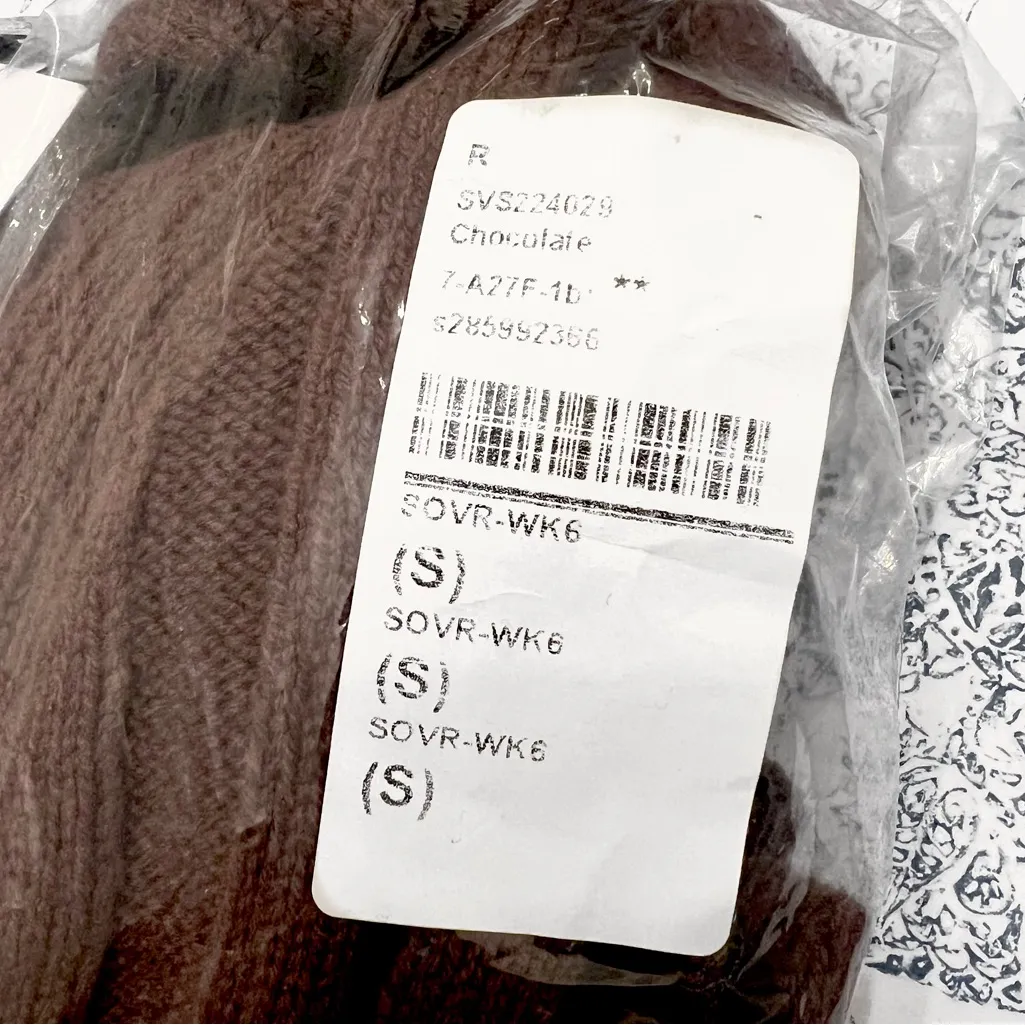 NWT Revolve x SOVERE Laced Sweater in Chocolate - Image 6