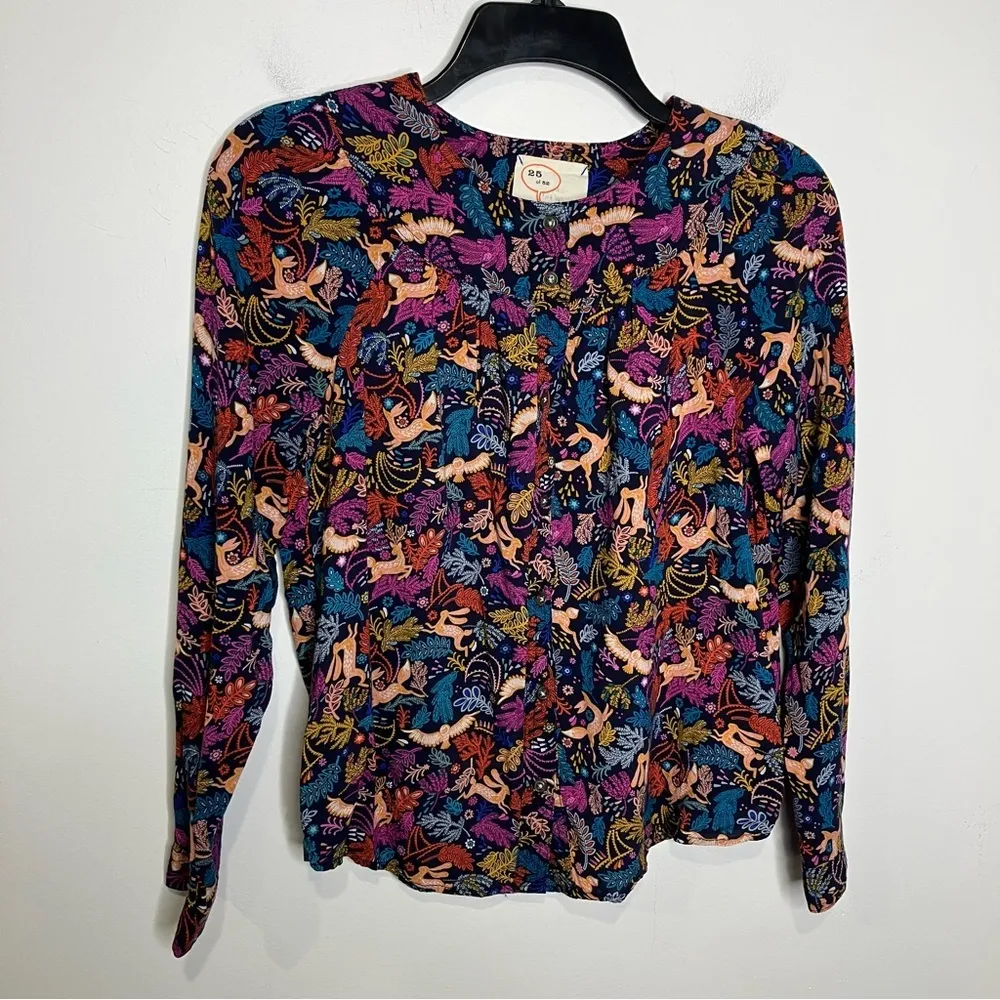 25‎ of 52 conversations by Anthropologie limited edition blouse size 4 - Image 3