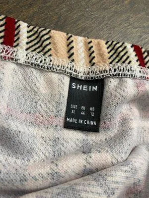 SheIn New Plaid Slit Cut Skirt - Image 3