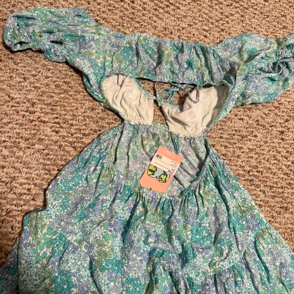 NWT Sundays Floral Open Back Sundress- Size Small - Image 7