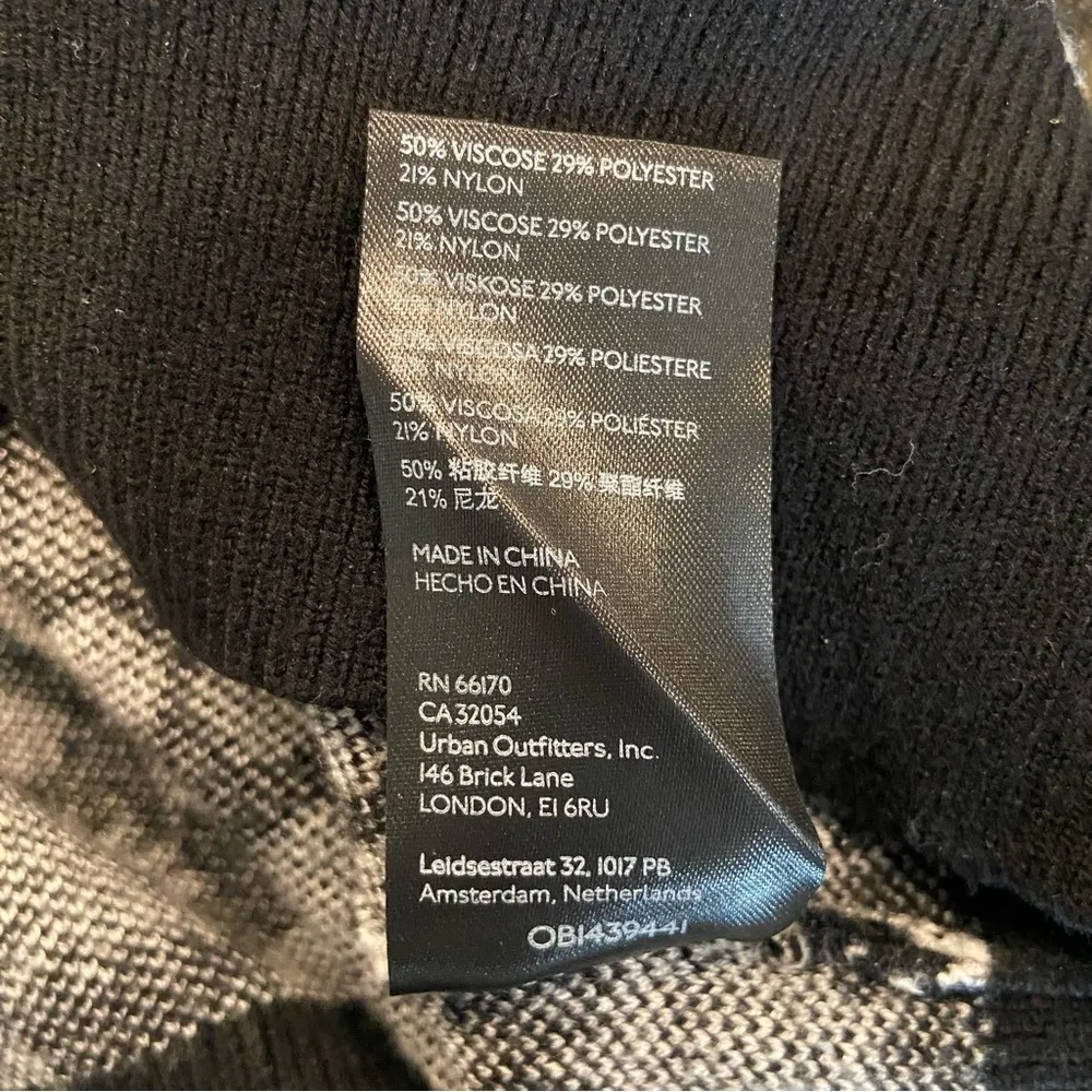 Maeve Anthropologie Sunshine in my Heart Cozy Sweater Size XS Black White Sun - Image 10