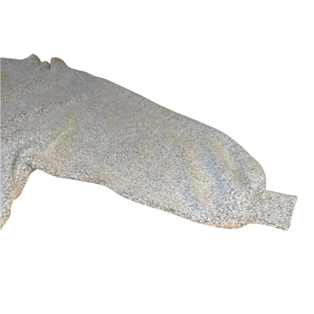 Lulus cozy perfection light grey dolman sleeve sweater, size Small. Gray - Image 2