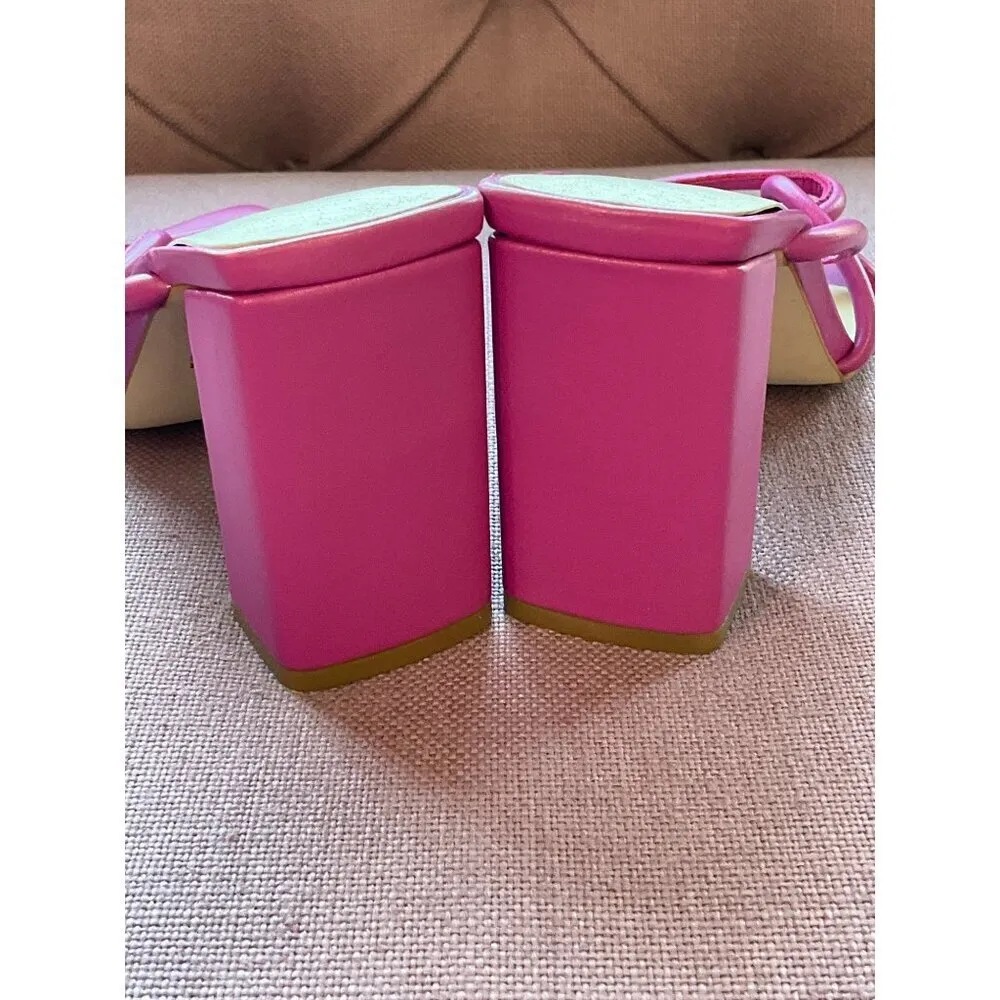 Intentionally Blank x Revolve Wick Sandals in Flamingo 6 Womens High Heels Pink - Image 7