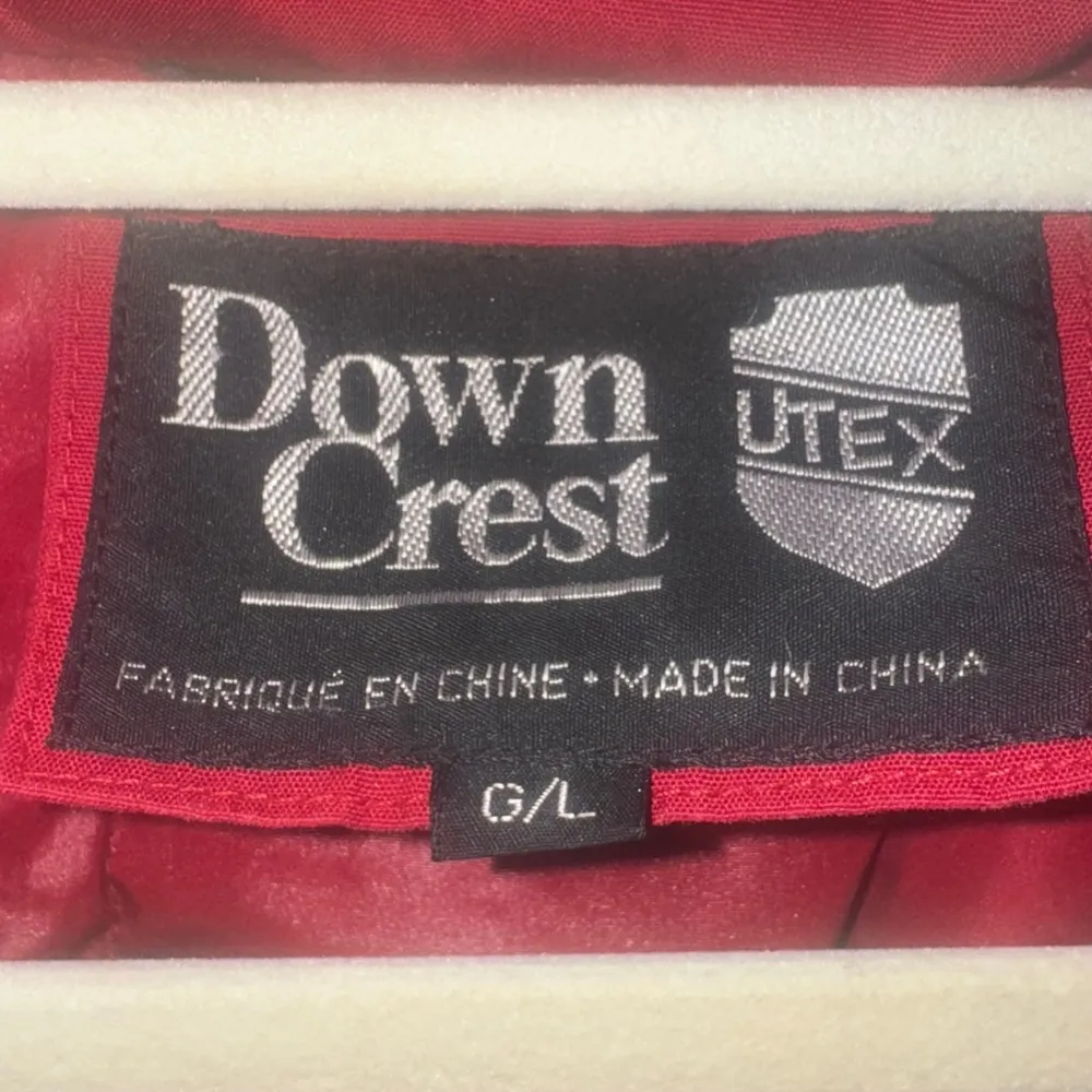 Vintage UTEX Down Crest Winter Ski Jacket Coat Women's Large White - Image 2