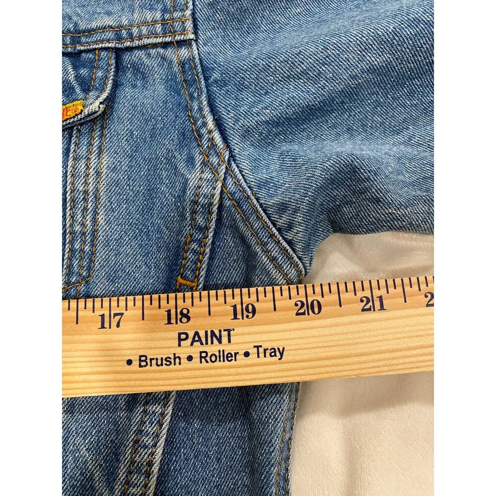 Vintage Jordache 100% Cotton Medium Wash Denim Jean Jacket Blue Women's Size 16 - Image 9