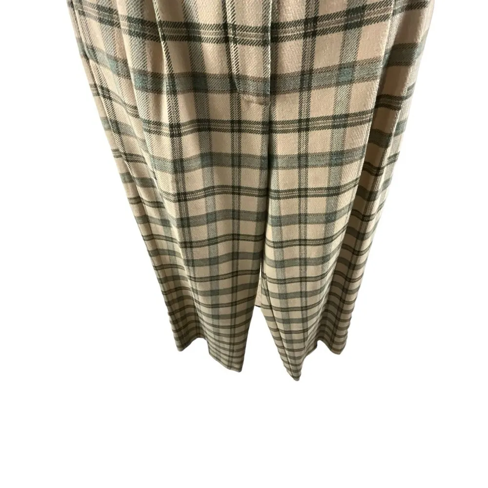 Wilfred Aritzia Effortless Cropped plaid Pant - Image 5