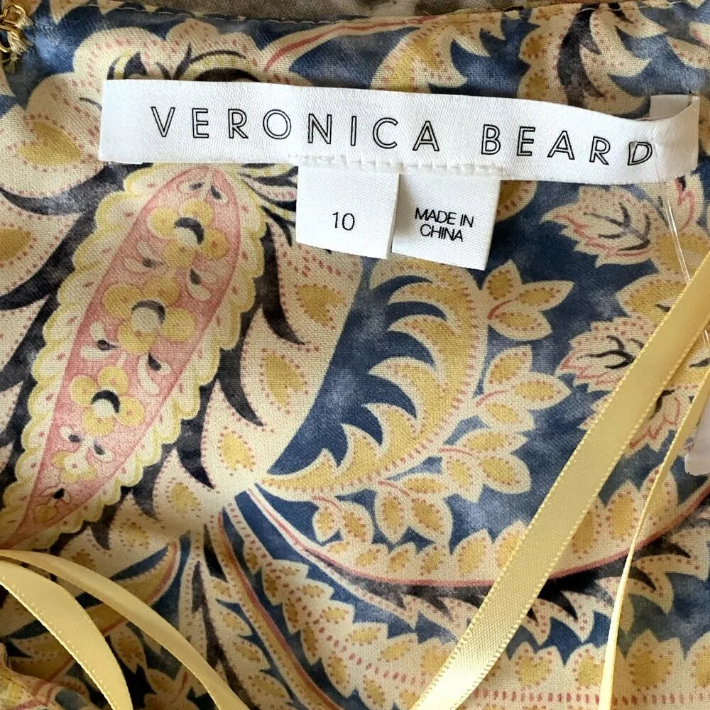 NEW Veronica Beard Arienne Gathered Halter Neck Silk Top - Image 8