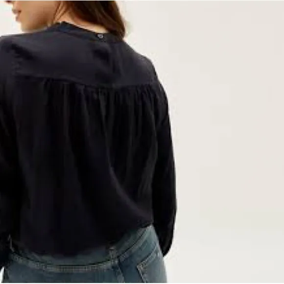 Everlane NWT  The Double-Gauze Shirred Top - Image 2