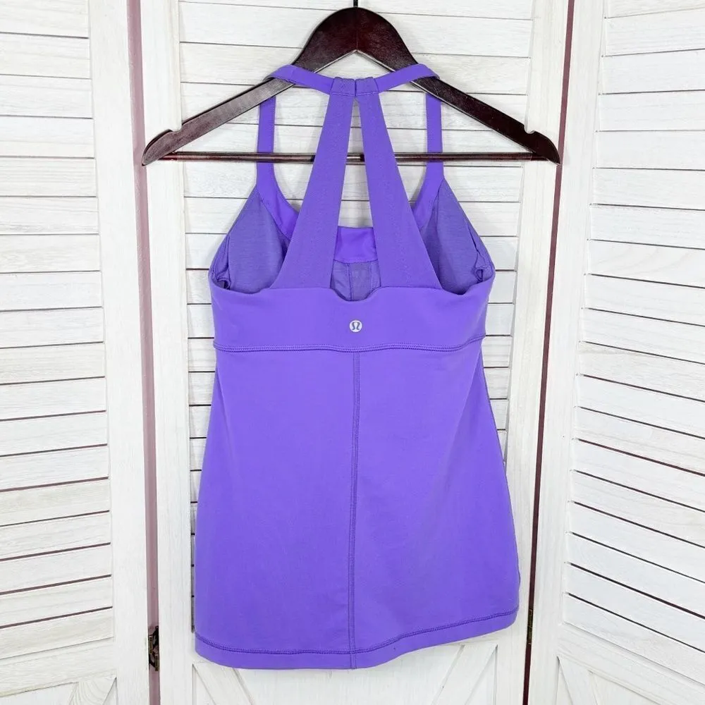Lululemon Scoop Me Up Tank Top Shirt Purple 6 Racerback Scoop Neck - Image 8