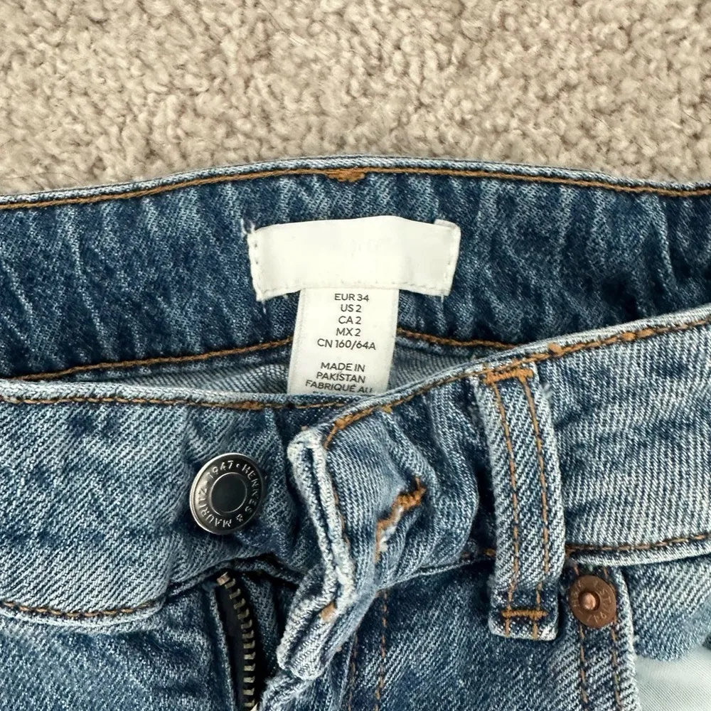 H&M Blue Flare Wide Leg Jeans - Image 2