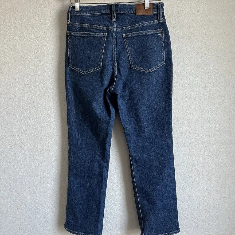 Madewell Slim Demi-Boot Jeans Women's Size 27 Medium Wash High-Rise Style #MB917 - Image 2