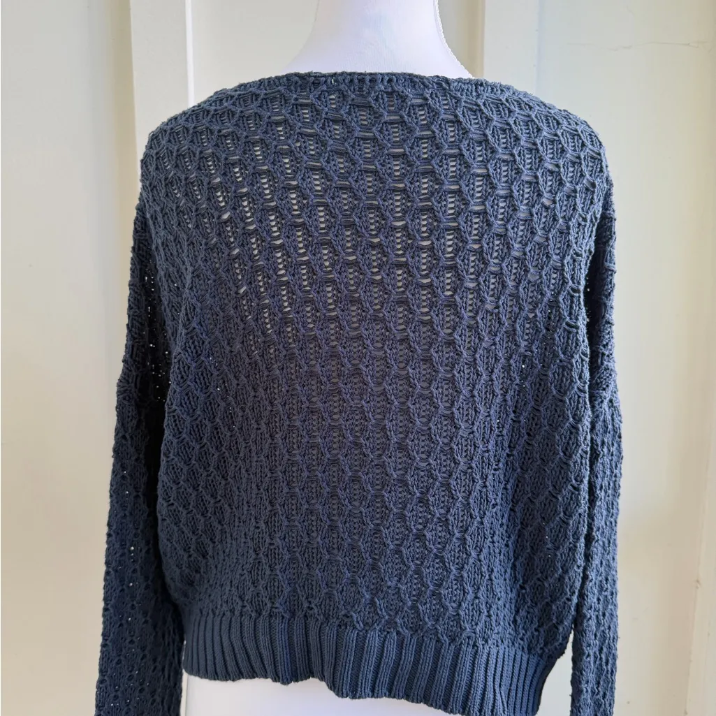 Z Supply Blue Knit Sweater- Size XS - Image 6