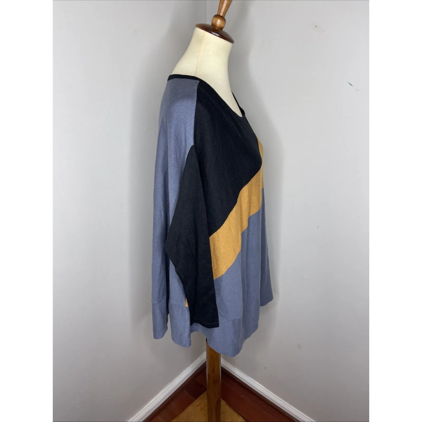 PLANET by Lauren G Pima Cotton Sweater One Size Size undefined - Image 4