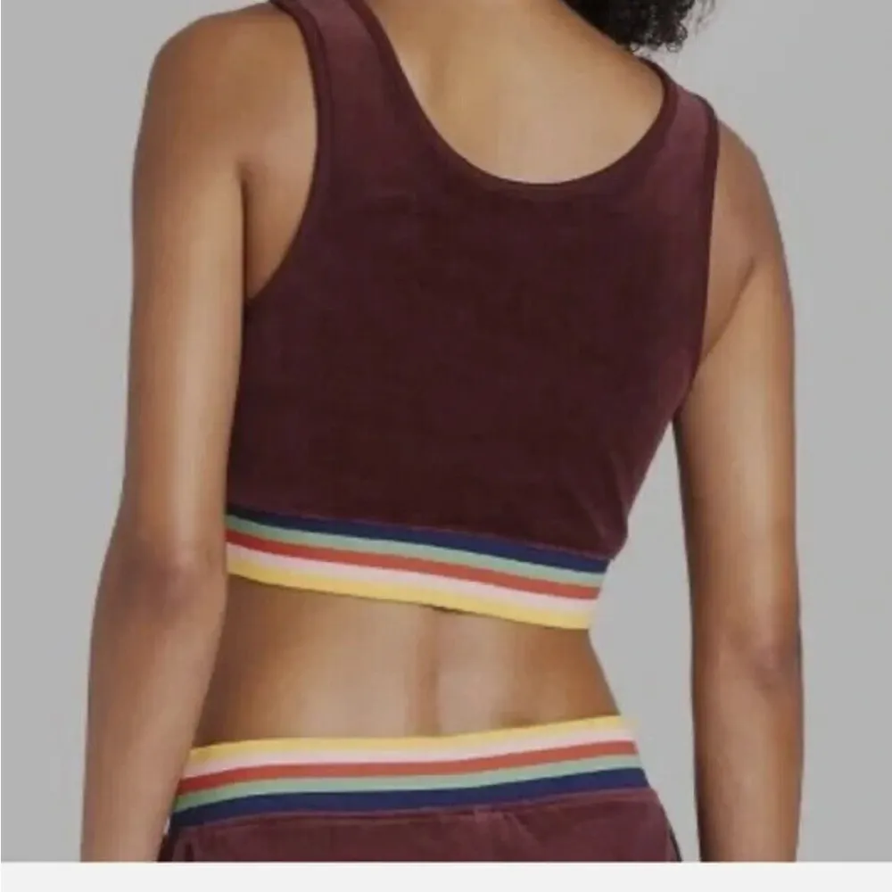 Women's Velour Cropped Tank Top -  - Size XS - NWT - Image 3