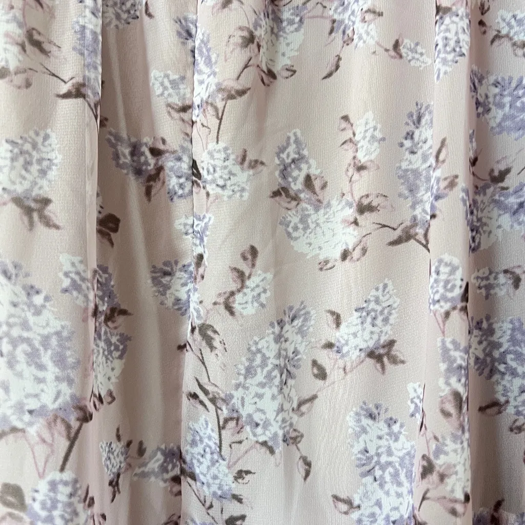 Arula Purple Floral Tiered Maxi Dress Size X‎ - Image 7