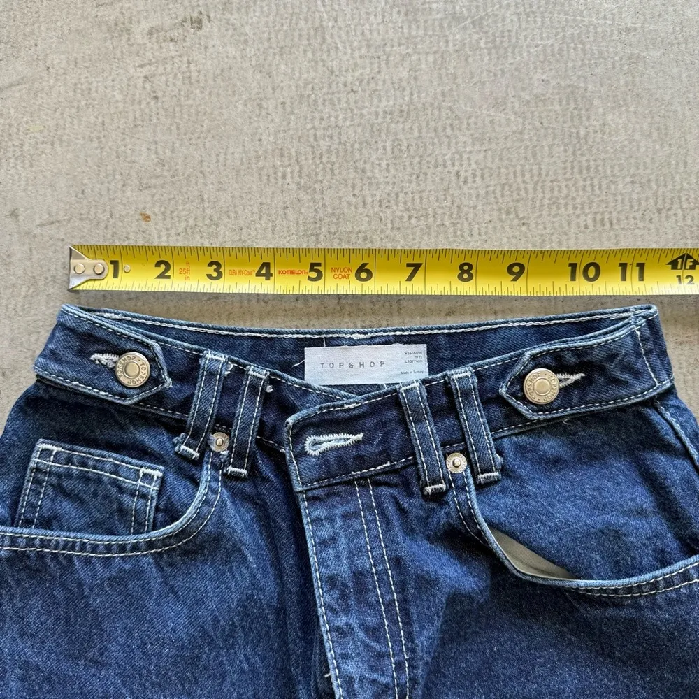 Topshop / Women’s barrel leg jean / raw indigo / 26 - Image 9