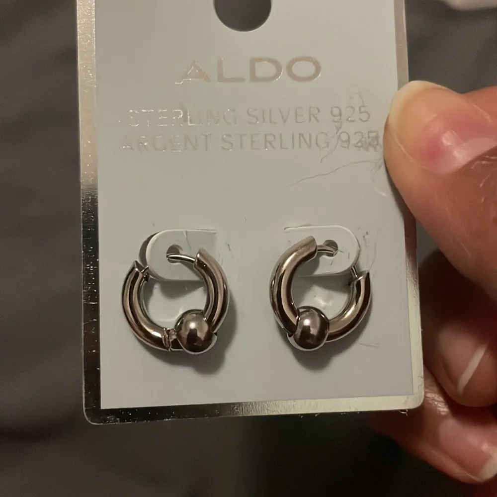 Mega Earrings in silver - Image 2