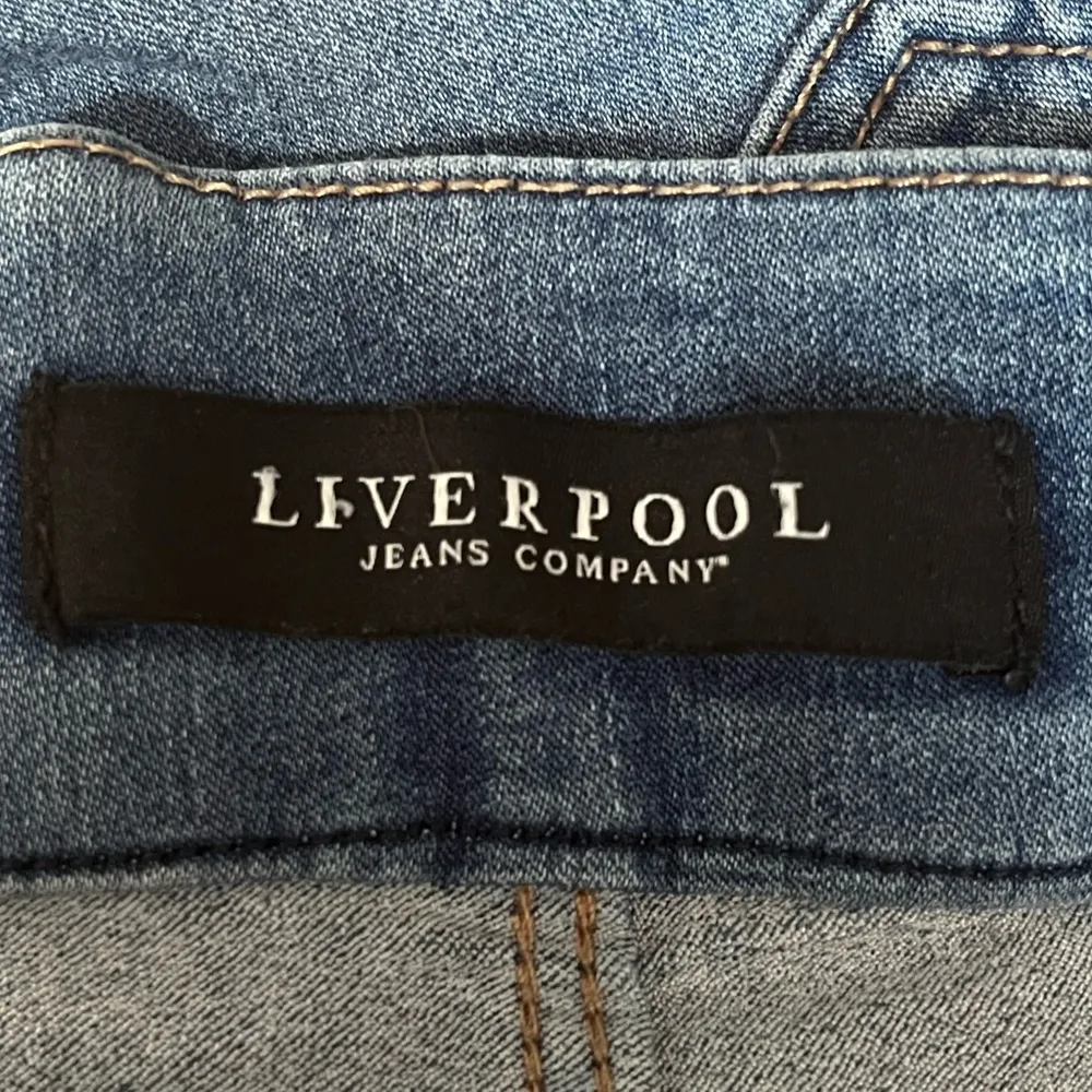 Liverpool Jeans Company Capri Cropped Skinny Jeans Blue Size 4 Petite - Image 4