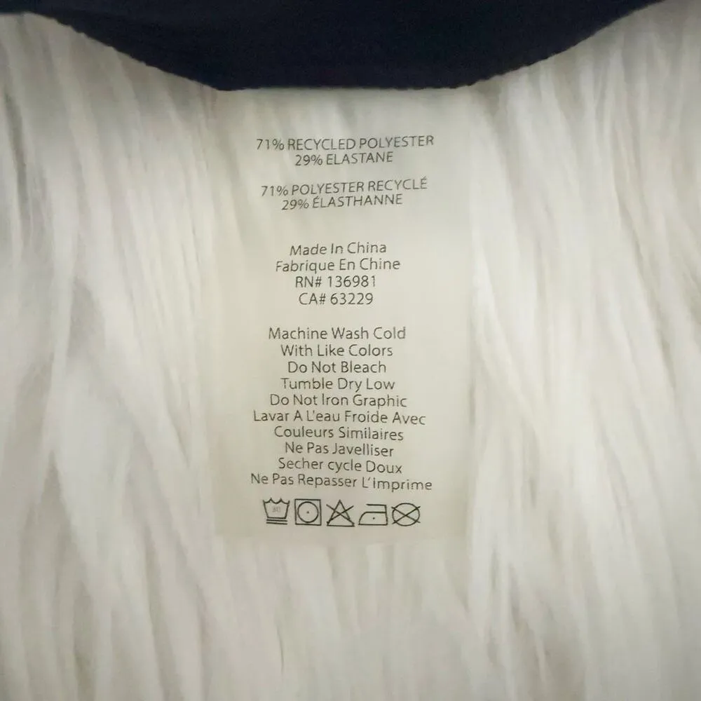 SPIRITUAL GANGSTER |  Indie Color-Block Crop Tank Soft Blue Navy | Size XS - Image 6