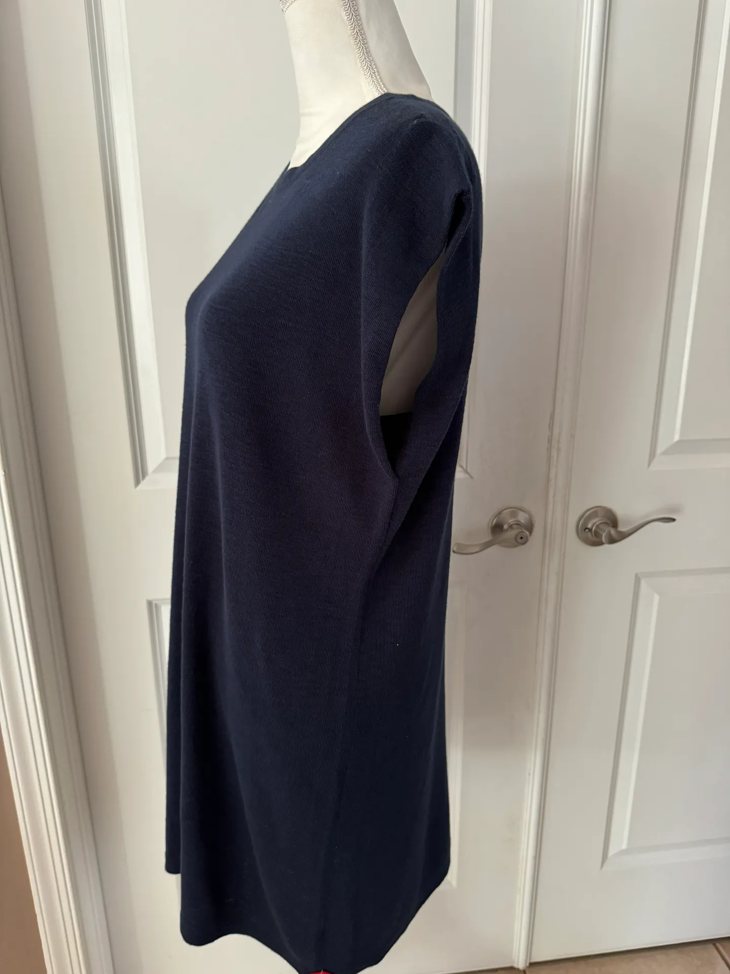TANYA KNIT DRESS - NAVY - Image 11