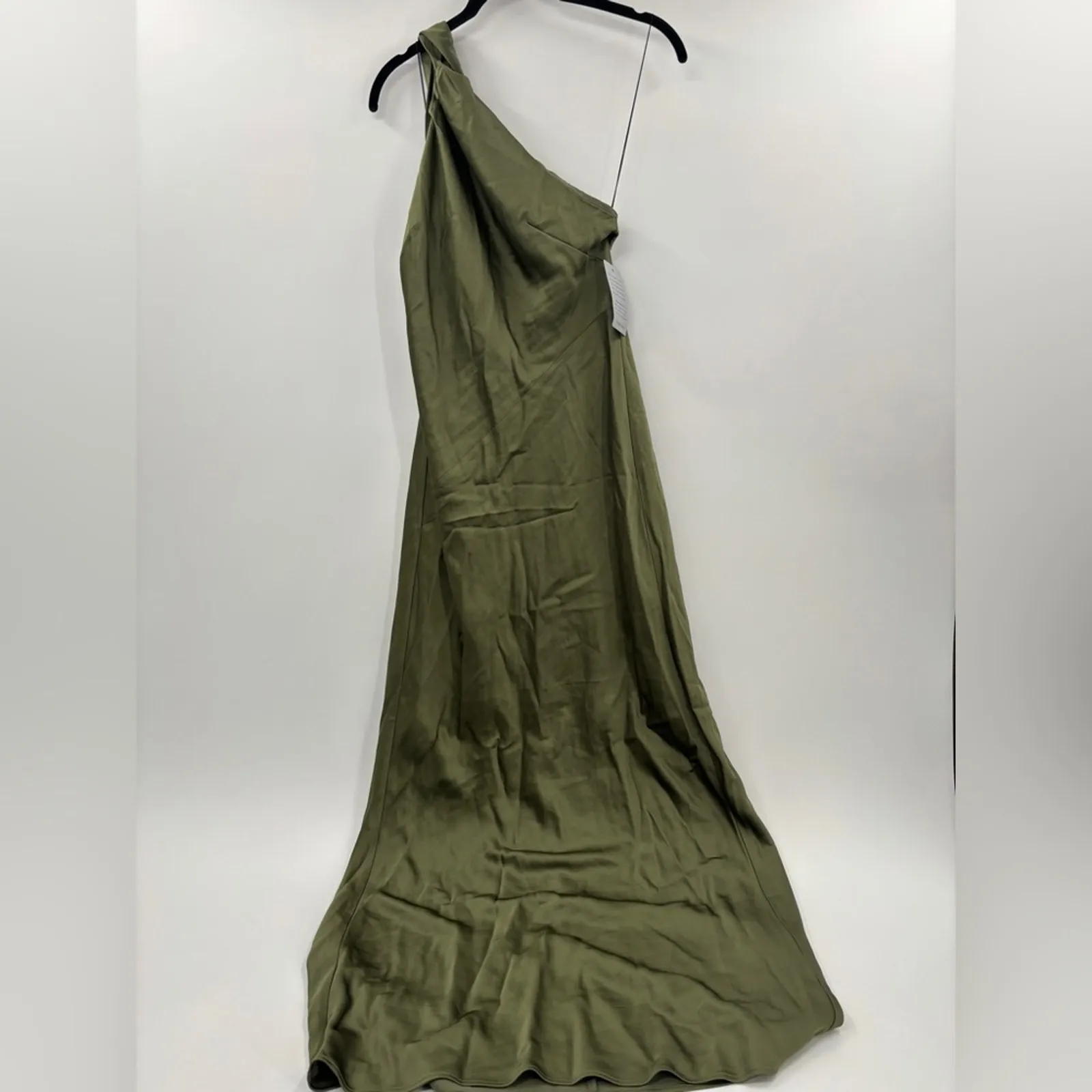 Significant Other Lucile Draped Maxi Dress in Pesto AU10/US 6 Green - Image 6