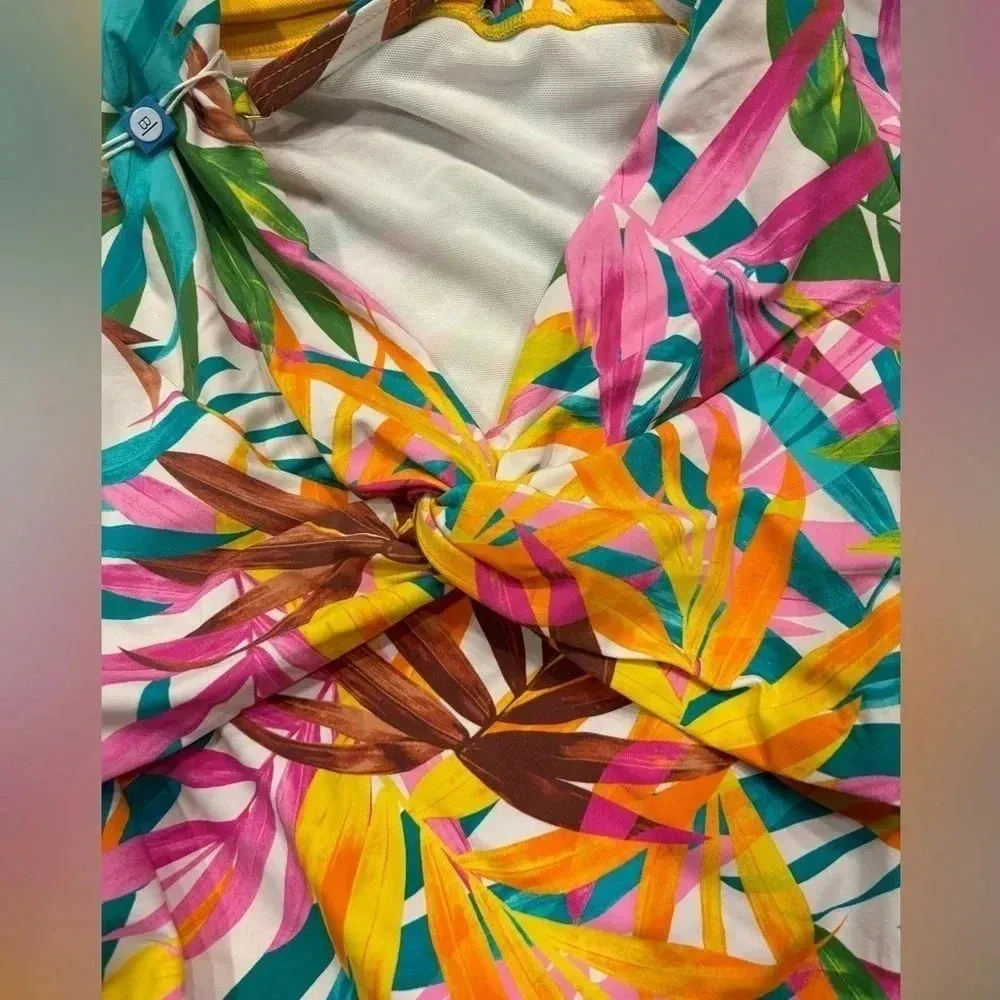 Bleu Rod Beattie Fantasy Island X-Back Mio One Piece Swimsuit Size 8 - Image 6