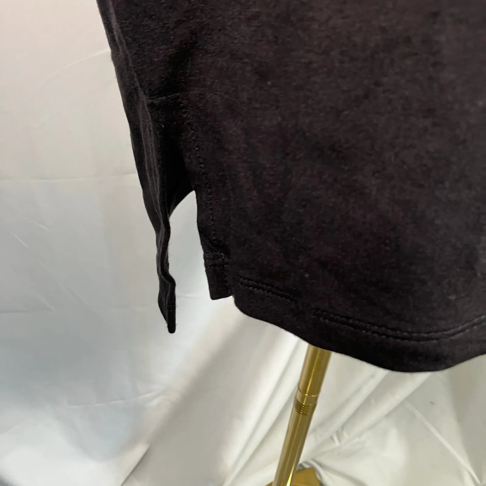 Lou & Grey‎ SignatureSoft Black Split Neck Tunic Top Size Small New Luxury - Image 8