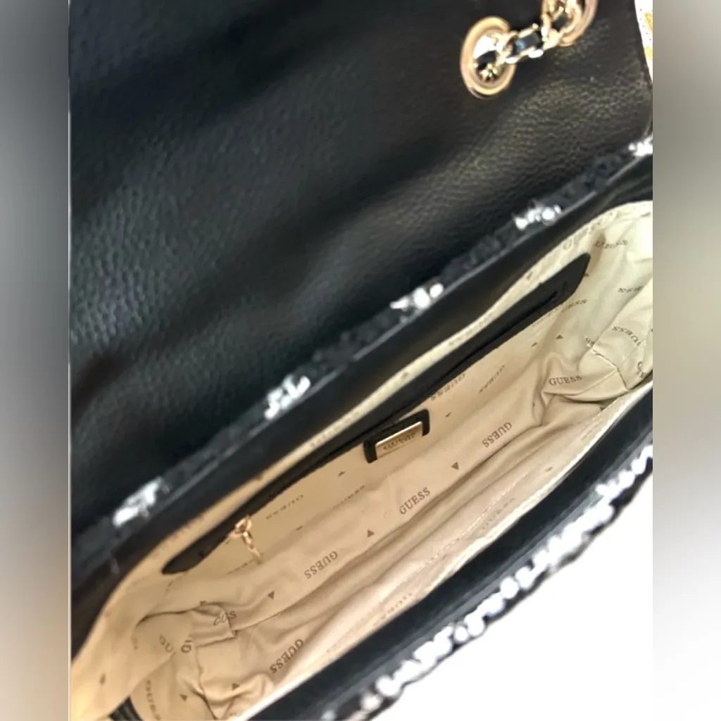 NWOT Guess Tweed Shoulder Bag - Image 9