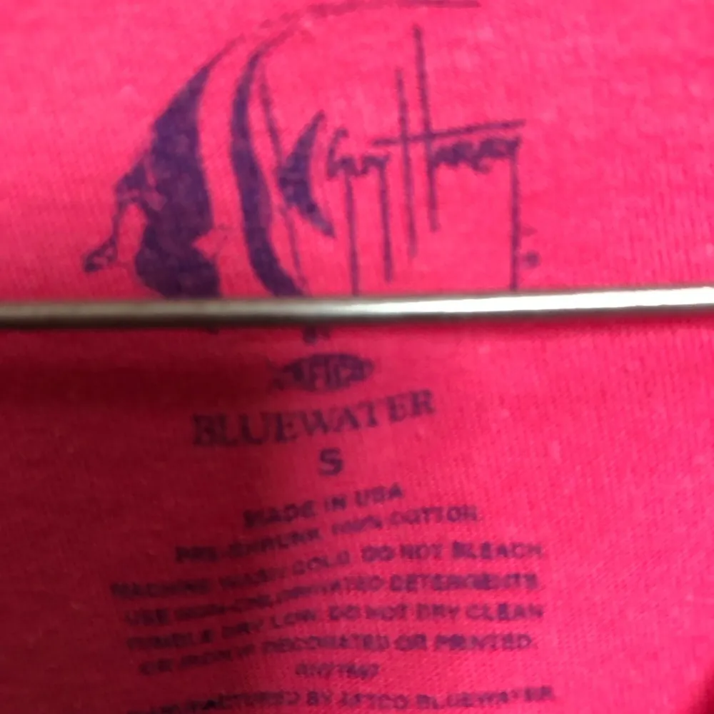 Guy Harvey Pink woman’s size small  Graphic T-Shirt - Image 3