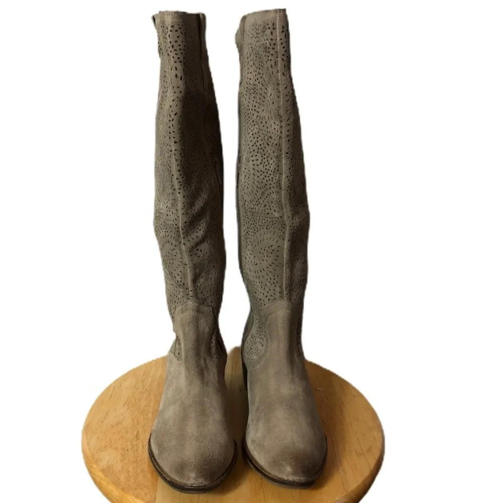 Naughty Monkey laser cut suede boots - Image 3