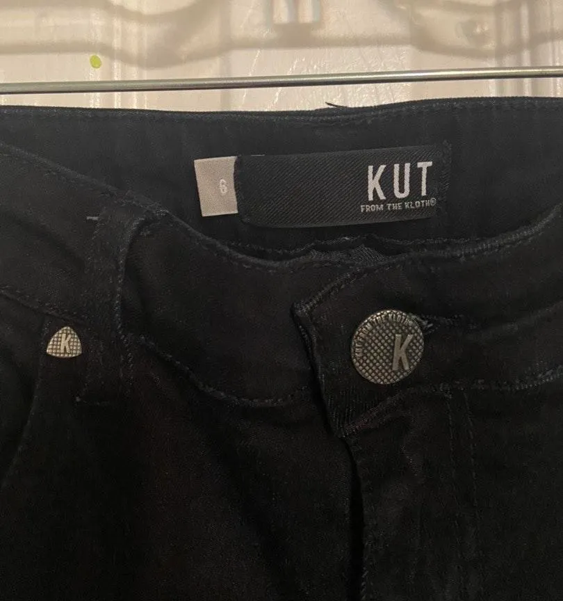 Kut From The Kloth Star Painted Black Jeans - Image 4
