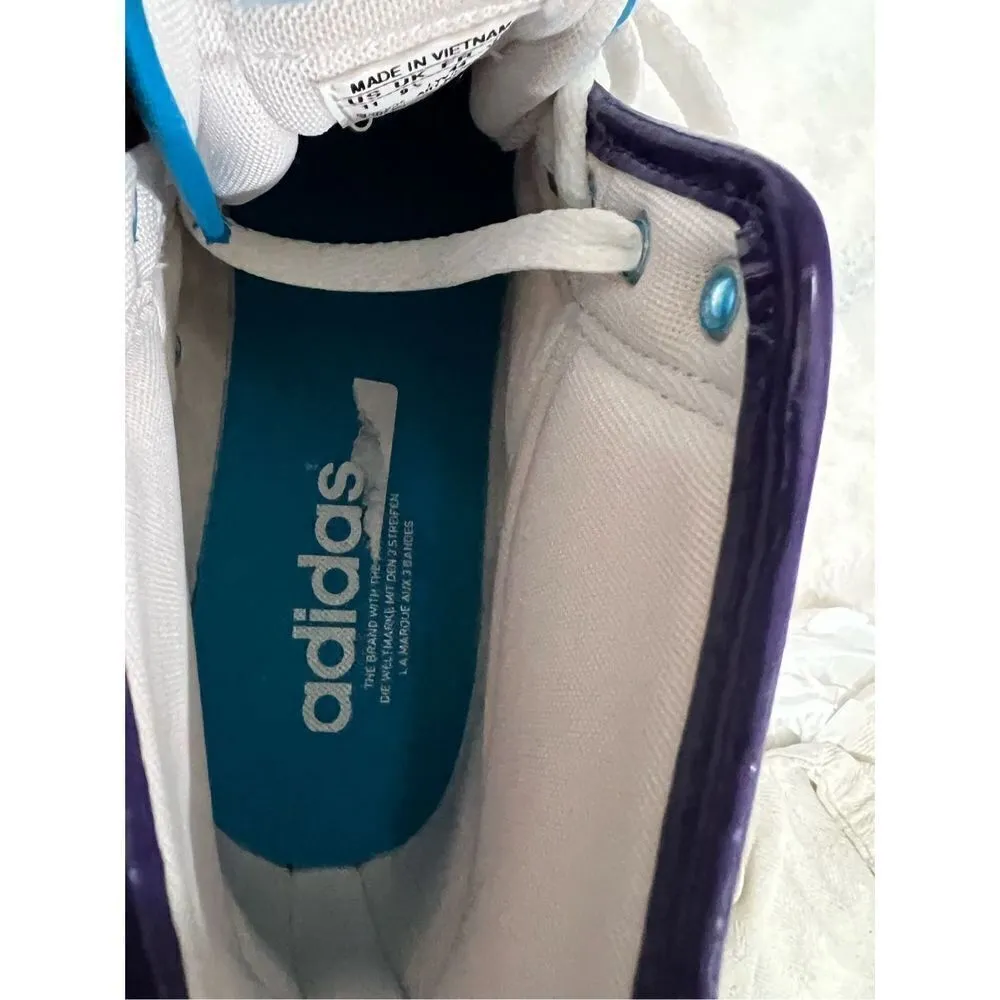 Adidas 2009 NZA Shell Mid Top "NBA Hornets" G05976 RARE Women's 11 - Image 9