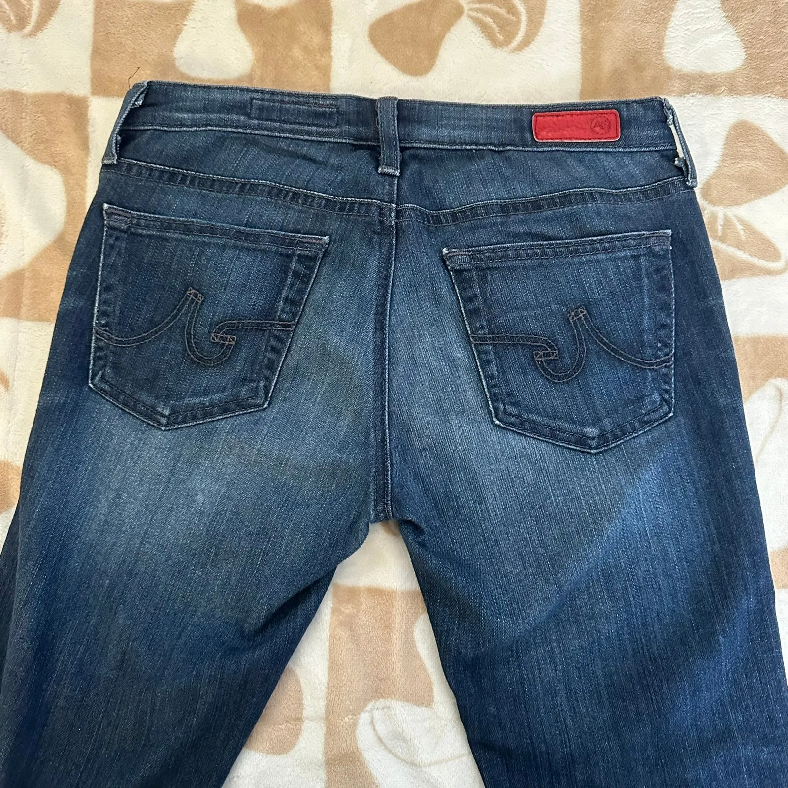 AG Adriano Goldschmied The Ballad Slim Low Rise Bootcut Y2k Style Jeans Size 26R - Image 7