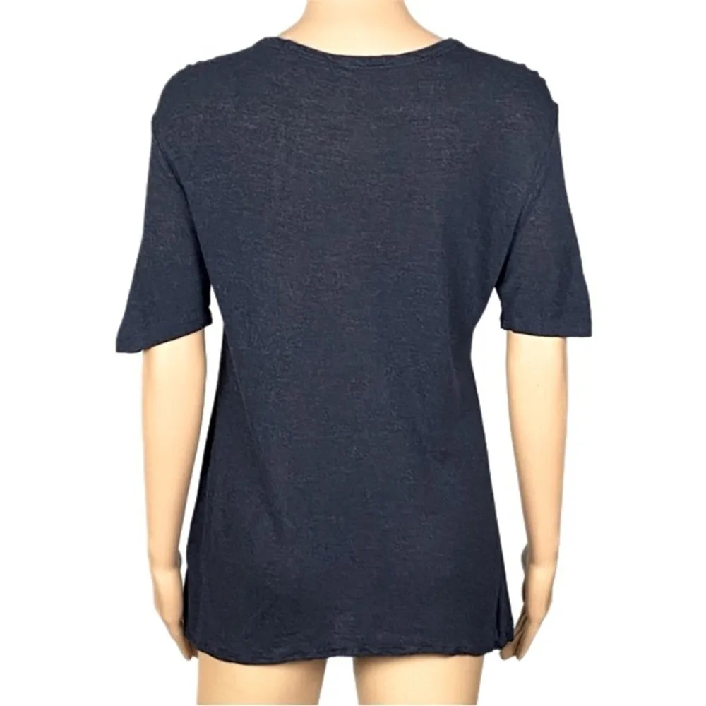ALEXANDER WANG/REVOLVE dark blue heather, lightweight V - Image 7