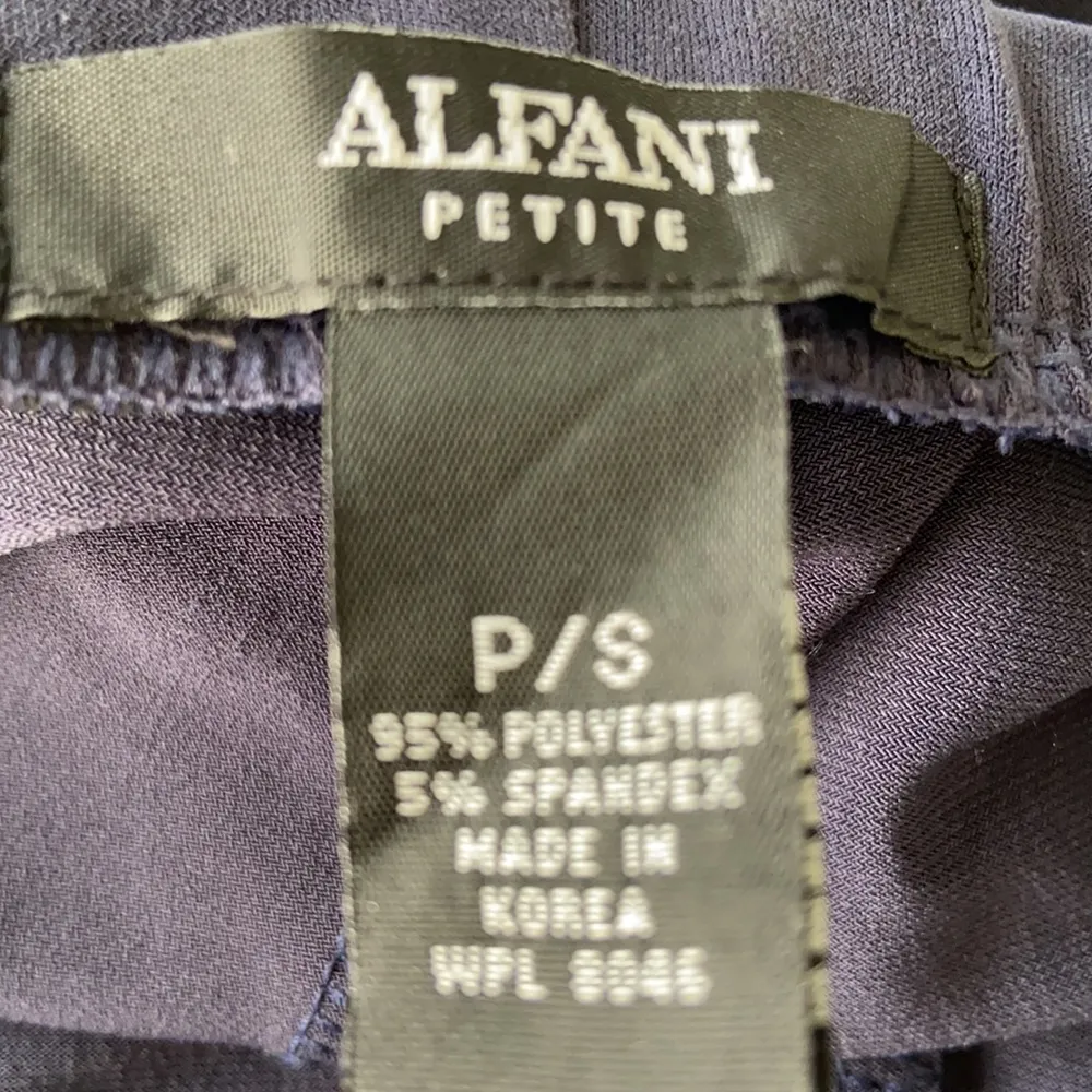 ALFANI Navy Nautical Wide Leg Pants Size PS NWT - Image 8