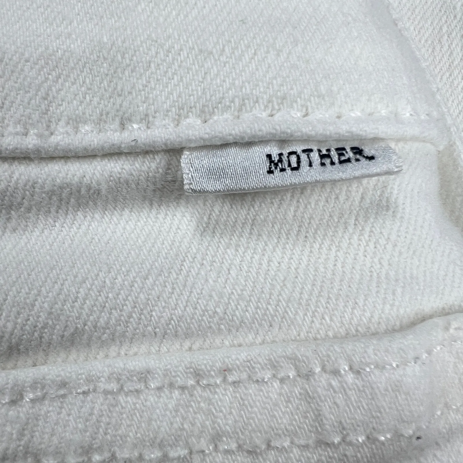 MOTHER The Mid Rise Dazzler Ankle Jean Fairest of Them All Wash White Size 31 - Image 15