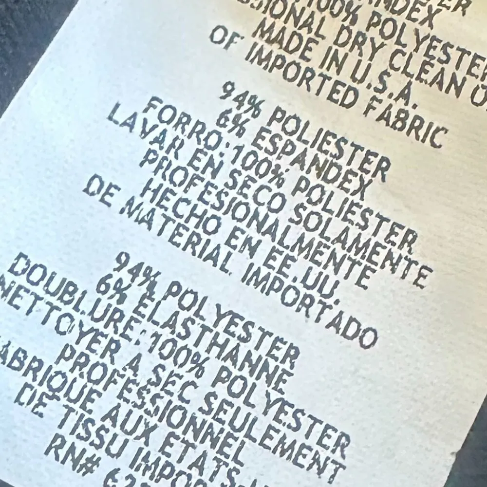 Avery G Black Dress Puff Bell Sleeves Cocktail Party Back Zip Size 8 Women's - Image 13