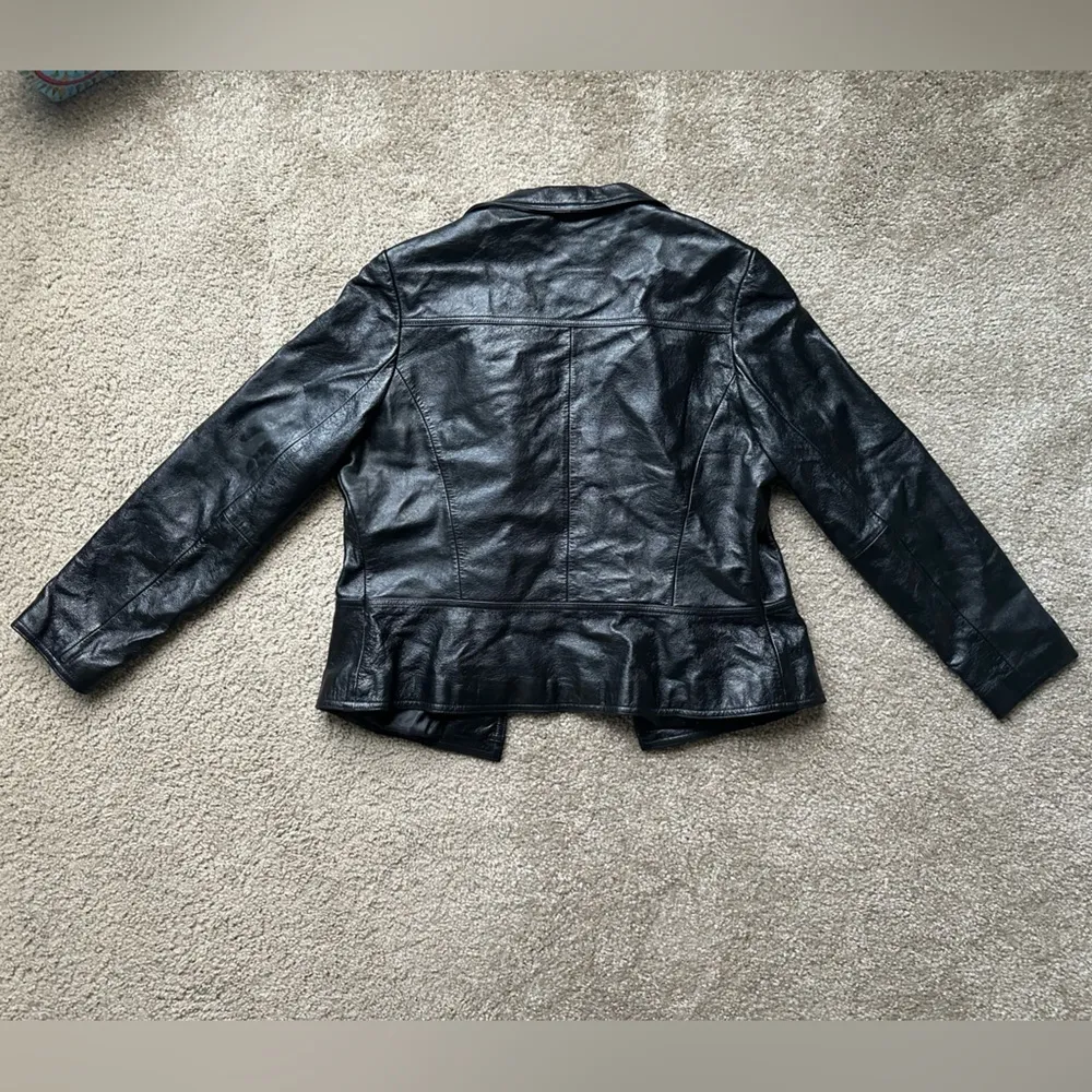 Women’s Black Leather Jacket by Wilson’s Leather - Image 2