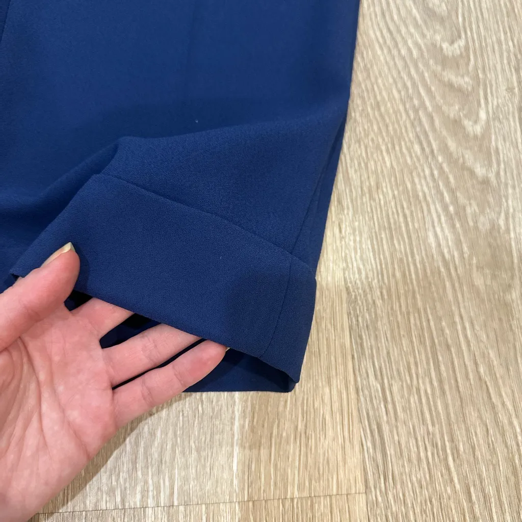 NWT J.Crew Navy Blue High-Rise Wide-Leg Pants Tall Size S/XS - Image 11