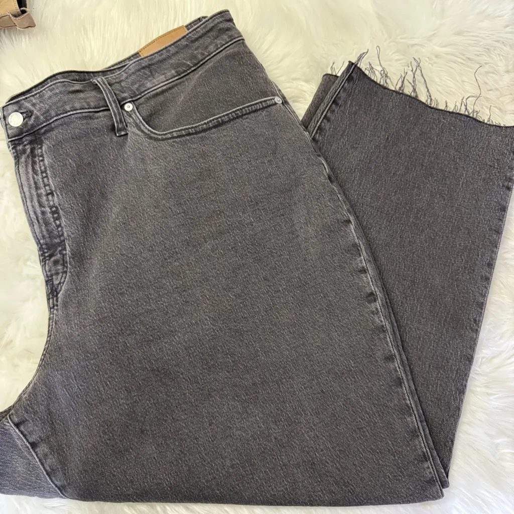 Madewell Curvy Perfect Vintage Straight Jeans Lunar Wash Size 26W - Image 5